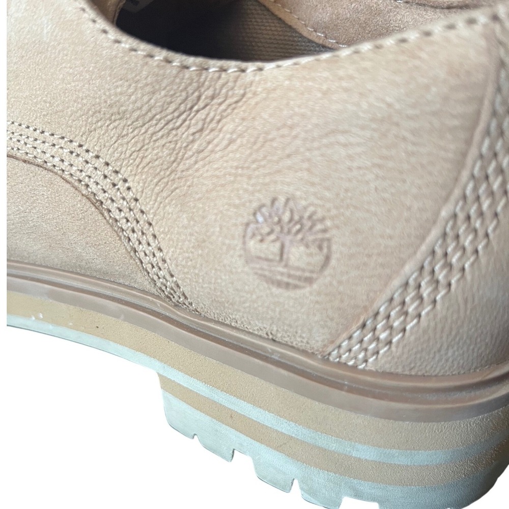 Timberland Oxford Platform Lug Sole Leather Shoes Womens Size 6 - Picture 3 of 8